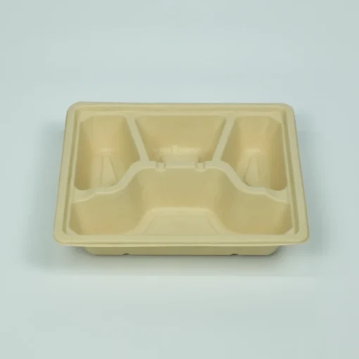 bamboo pulp fresh food container b002 21×18×3 mm fresh packaging