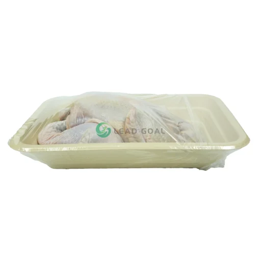 fresh food tray et7 | biodegradable bamboo chicken meat packaging