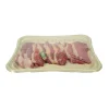 fresh food tray t11 | biodegradable bamboo pulp pork meat packaging