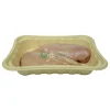 fresh food tray t14 | deep bamboo pulp biodegradable food packaging tray