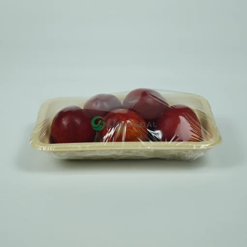 t27 bamboo pulp produce tray 218×135×40 mm