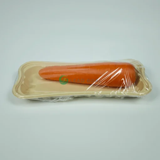 leadgoal t29 bamboo fiber pulp produce tray for carrots