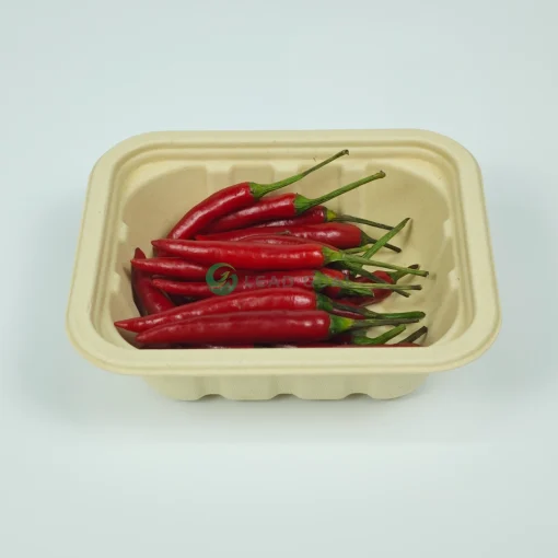 t25 eco friendly bamboo pulp produce tray
