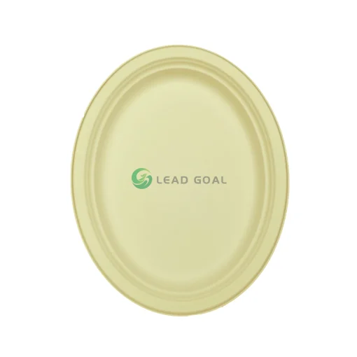 eco bamboo round fiber plate op10 260mm