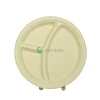 eco bamboo round fiber plate rp09.3 supermarket salad plate