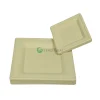 eco bamboo pulp plate sp06 | 16×16 salad & snack plate