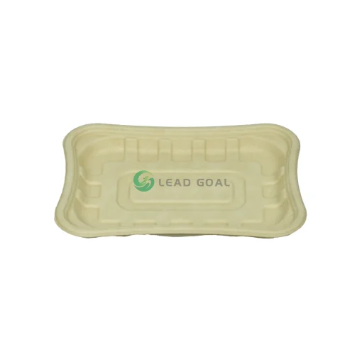 fresh food tray t09 | compostable bamboo pulp produce tray