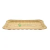fresh food tray t12 | biodegradable bamboo pulp food packaging tray