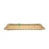 fresh food tray t13 | waterproof biodegradable bamboo pulp food tray
