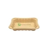 fresh food tray t14 | deep bamboo pulp biodegradable food packaging tray