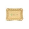 fresh food tray t14 | deep bamboo pulp biodegradable food packaging tray