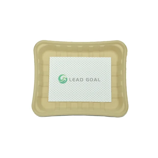fresh food tray t15 | large bamboo pulp biodegradable food packaging tray