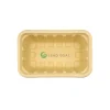 leadgoal t26 eco friendly bamboo pulp produce tray