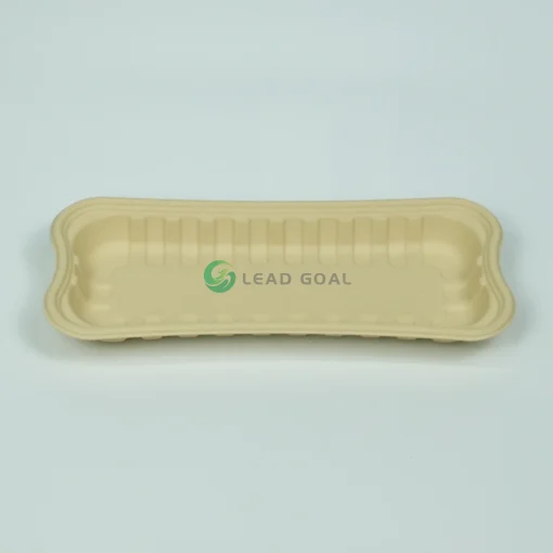leadgoal t29 bamboo fiber pulp produce tray for carrots