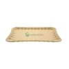leadgoal t33 bamboo fiber pulp produce tray 260×178×14 mm