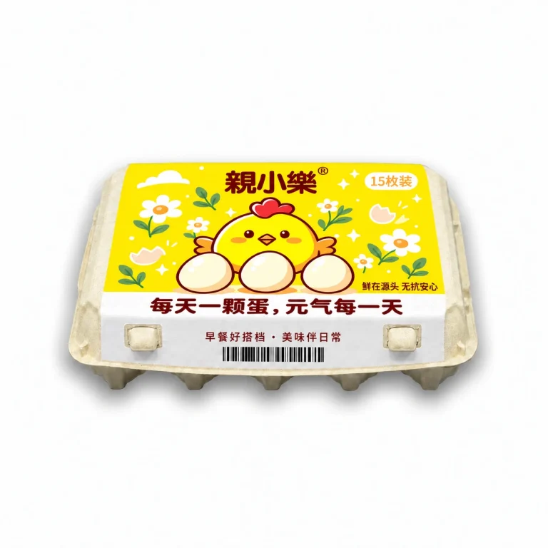 竹制蛋盒顶部标语焕新 converted